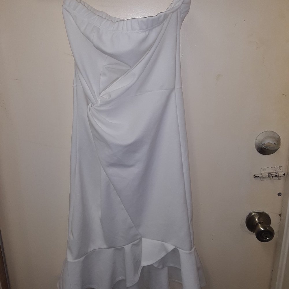 Strapless dress